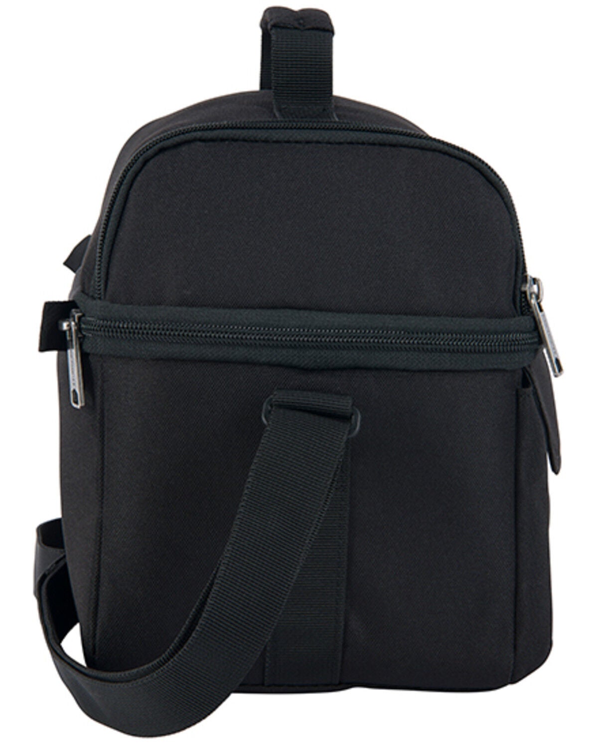 Image #2 - Carhartt Insulated 12 Can Two Compartment Lunch Cooler, Black, hi-res