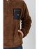 Image #2 - Kimes Ranch Men's Brown Whiskey Fleece 1/4 Zip Pullover , Brown, hi-res