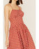 Image #3 - Molly Bracken Women's Printed Asymmetrical High-Low Dress, Red, hi-res