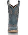 Image #3 - Circle G Women's Embroidered Ankle Booties - Snip Toe, Blue, hi-res