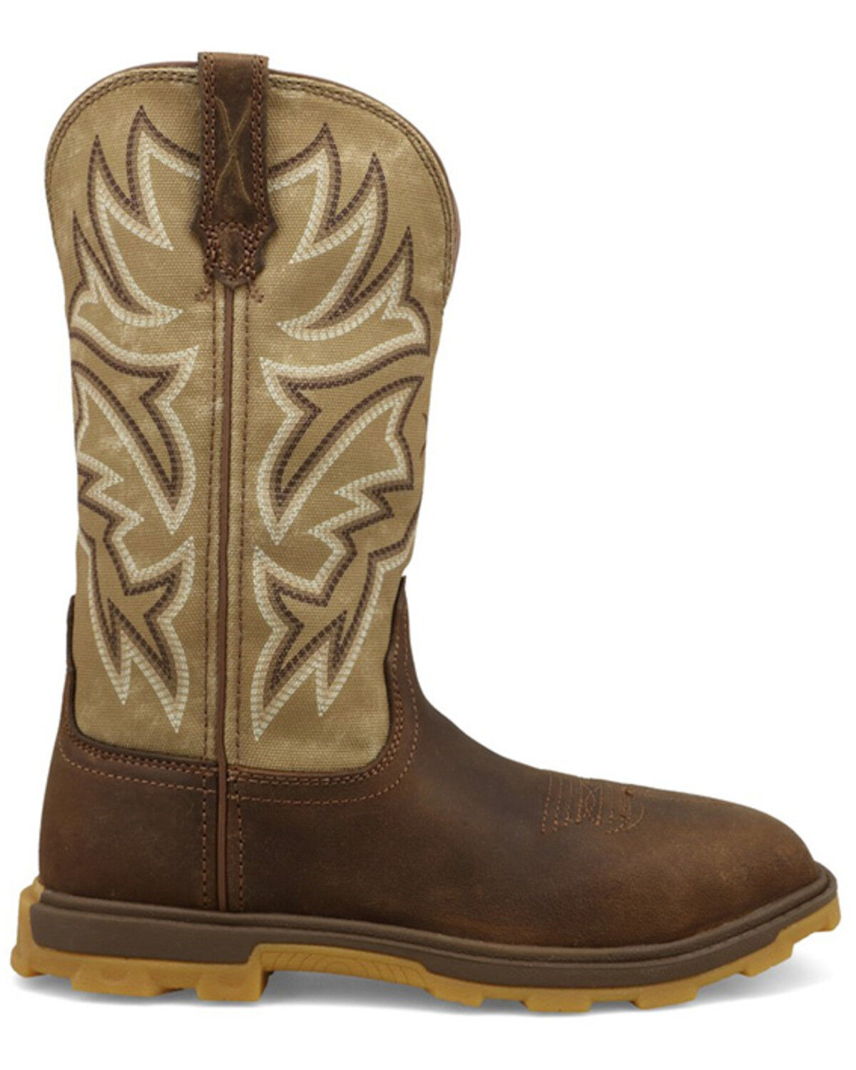 Image #2 - Twisted X Women's 11" UltraLite X™ Work Boots - Nano Toe, Brown, hi-res
