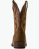 Image #3 - Ariat Men's Stonebrook Performance Western Boots - Square Toe, Brown, hi-res