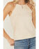 Image #3 - Shyanne Women's Faux Suede Halter Tank, Natural, hi-res