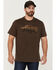 Image #1 - Brothers and Sons Men's Pickup Truck Reflection Graphic T-Shirt , Brown, hi-res