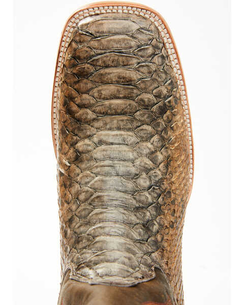 Image #6 - Cody James Men's Python Exotic Western Boots - Broad Square Toe , Brown, hi-res