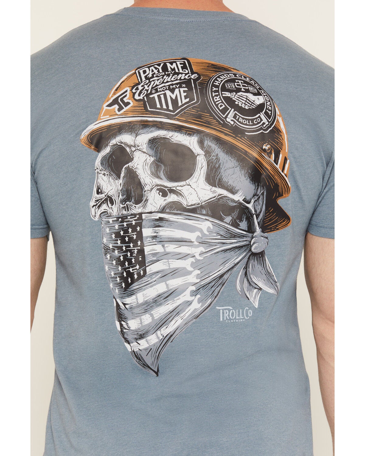 Image #4 - Troll Co Men's Headstrong Short Sleeve Graphic T-Shirt - Big, Brown, hi-res