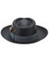 Image #2 - Bullhide Black Stamford Panana Feather Hat, Black, hi-res
