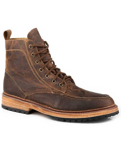 Stetson Men's Chukka Boots - Moc Toe, Brown, hi-res