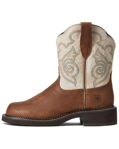 Image #2 - Ariat Women's Heritage Tess Western Boots - Round Toe, Brown, hi-res
