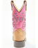 Image #5 - Shyanne Girls' Chloe Glitter Western Boots - Square Toe, Pink, hi-res
