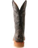 Twistex X Men's Ruff Stock Fill-Quill Ostrich Vamp Exotic Western Boot - Wide Square Toe , Black, hi-res