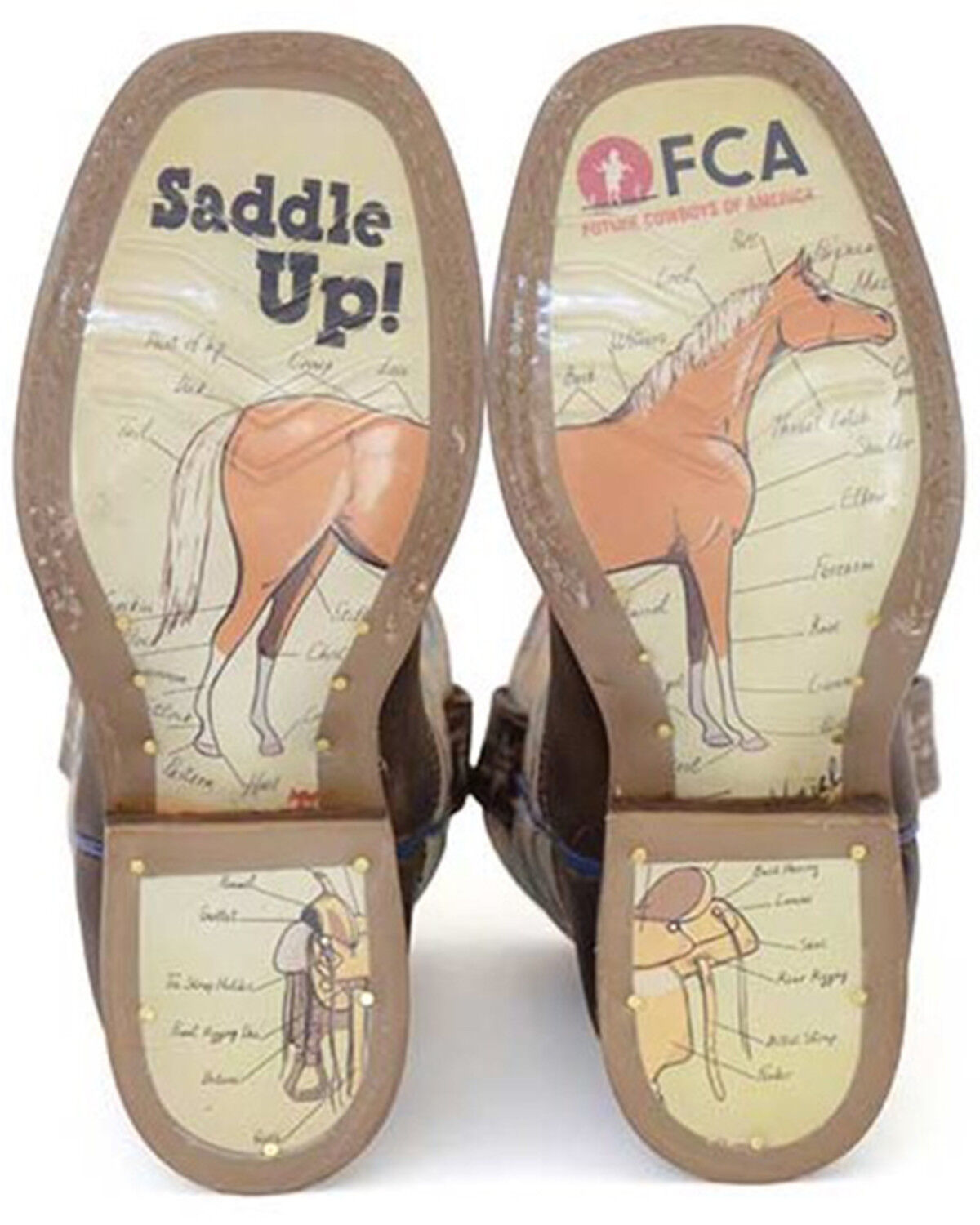 Image #2 - Tin Haul Boys' Geronimo Western Boots - Broad Square Toe, , hi-res