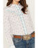 Image #3 - Rock & Roll Denim Women's Floral Long Sleeve Pearl Snap Western Shirt, White, hi-res