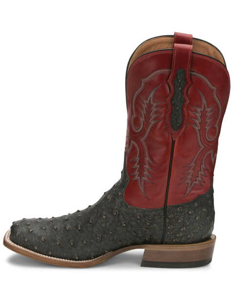 Image #3 - Tony Lama Men's Augustus Western Boots - Broad Square Toe, Grey, hi-res