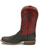 Image #3 - Tony Lama Men's Augustus Western Boots - Broad Square Toe, Grey, hi-res