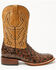 Image #2 - Cody James Men's Badlands Ostrich Print Western Boots - Broad Square Toe, Brown, hi-res