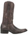 Image #2 - Dingo Men's Ace High Python Snake Print Leather Western Boots - Round Toe, Brown, hi-res