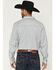Image #4 - Cody James Men's Day Job Geo Print Long Sleeve Button-Down Stretch Western Shirt - Big, Blue, hi-res