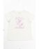 Image #2 - Shyanne Toddler Girls' Graphic Tee and Skirt - 2 Piece Set, White, hi-res