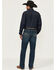 Image #3 - Wrangler 20X Men's Macon Medium Wash Slim Straight Stretch Denim Jeans - Tall, Medium Wash, hi-res