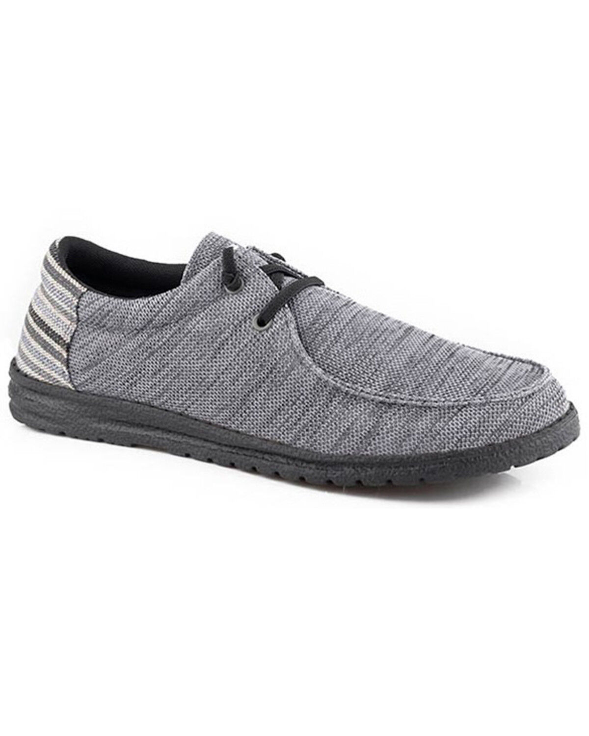 Image #1 - Roper Men's Hang Loose Casual Shoes - Moc Toe, Grey, hi-res