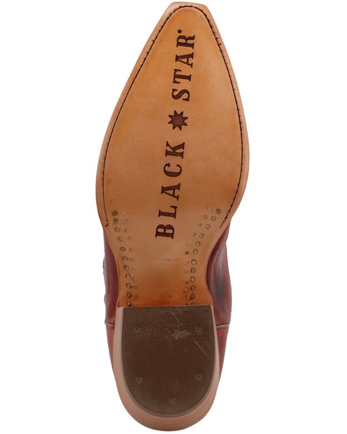 Image #7 - Black Star Women's Victoria Tall Western Boots - Snip Toe, Red, hi-res
