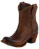Lane Women's Plain Jane Booties - Round Toe, Honey, hi-res