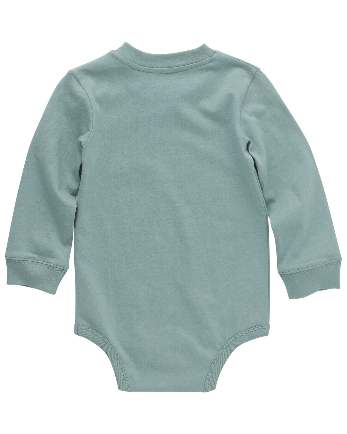 Image #2 - Carhartt Infant Boys' Solid Pocket Long Sleeve Onesie, Green, hi-res