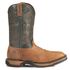 Image #2 - Rocky Men's Long Range Waterproof Pull On Work Boots - Broad Square Toe, Brown, hi-res