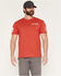 Image #1 - Grunt Style Men's 1776 Flag Short Sleeve Graphic T-Shirt, Red, hi-res