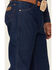 Wrangler Men's 13MWZ Prewashed Regular Fit Jeans - Tall, Indigo, hi-res