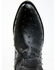 Image #6 - EL Dorado Men's Full Quill Ostrich Exotic Western Boots - Medium Toe , Black, hi-res