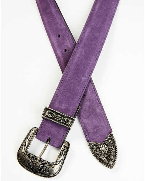 Image #2 - Idyllwind Women's Charmed Life Western Belt, Purple, hi-res