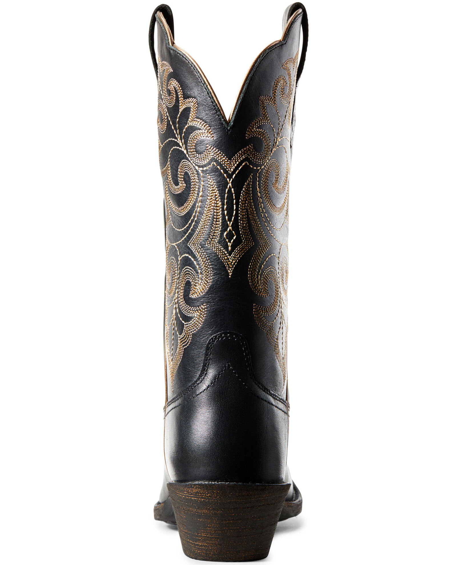 Image #3 - Ariat Women's Round Up Western Performance Boots - Square Toe, Black, hi-res