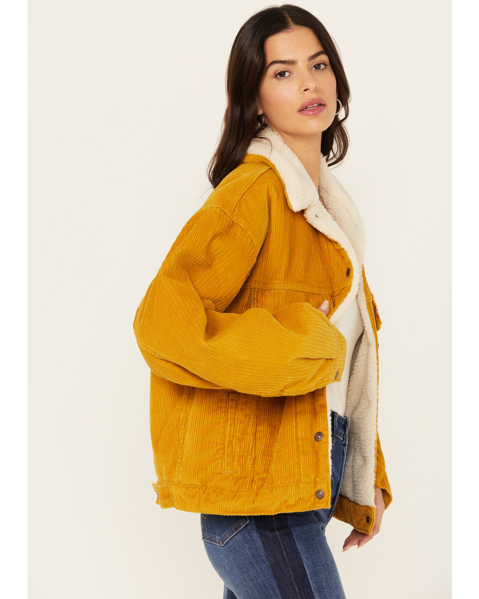 Tan corduroy jacket womens online