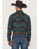 Image #4 - Cody James Men's Julian Southwestern Print Long Sleeve Snap Western Shirt, Grey, hi-res