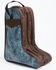 Image #1 - Boot Barn Faux Leather Floral Tooled Boot Bag, Turquoise, hi-res