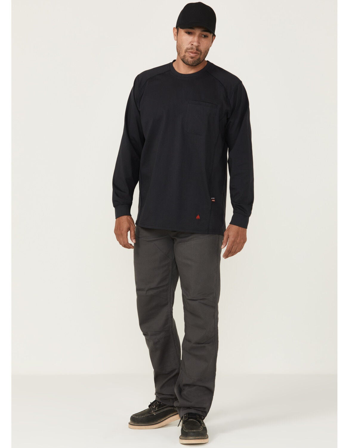 Image #1 - Hawx Men's FR Double Front Ripstop Pants - Big, Charcoal, hi-res