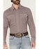 Image #3 - Wrangler Men's 20x Geo Print Long Sleeve Snap Stretch Western Shirt - Tall, Wine, hi-res