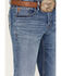 Image #2 - Moonshine Spirit Men's Good Times Wash Stretch Slim Bootcut Jeans , Medium Wash, hi-res