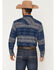 Image #4 - Cody James Men's Arrow Bear Southwestern Long Sleeve Snap Flannel Shirt - Tall, Blue, hi-res