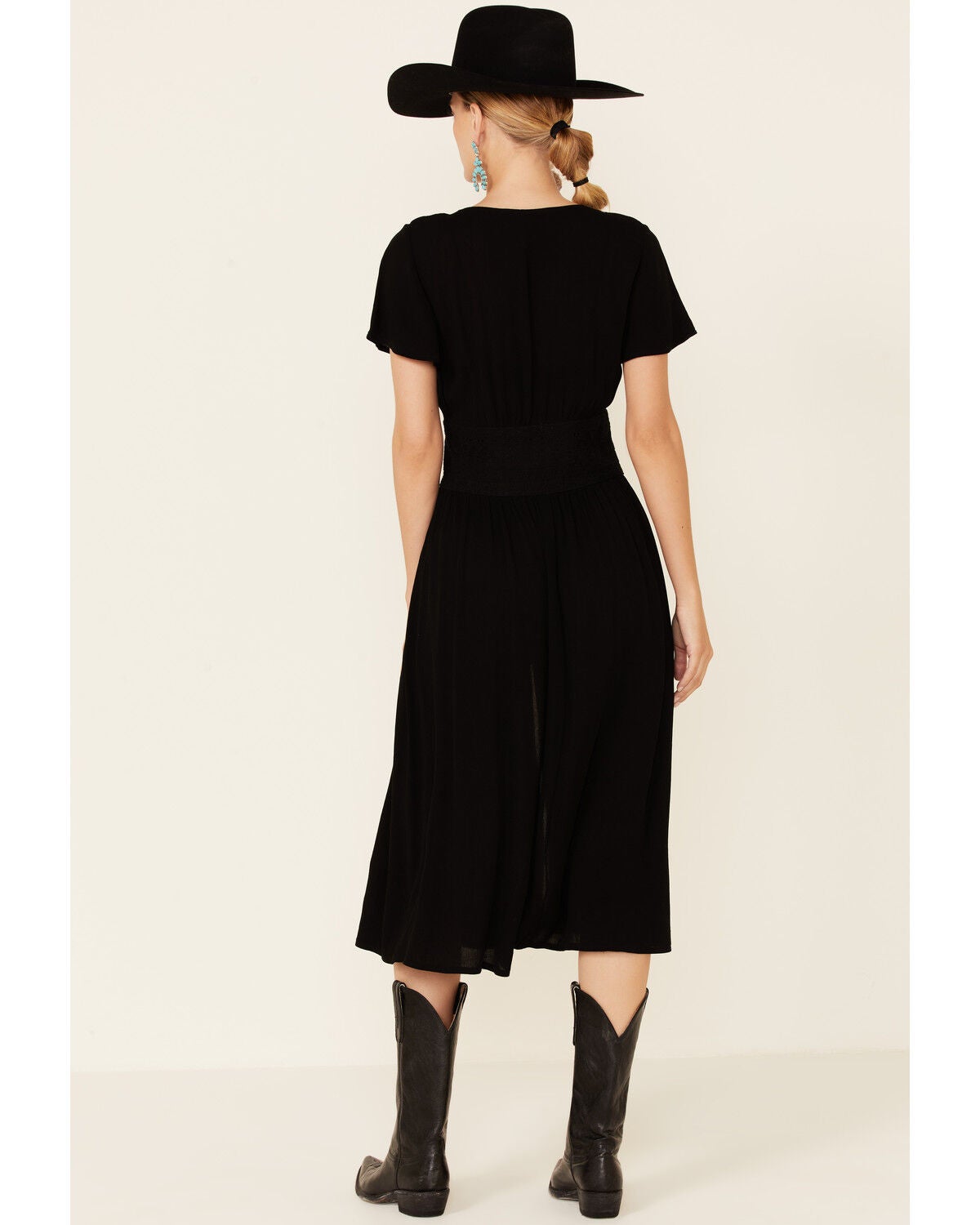 Image #3 - Beyond The Radar Women's Lace Button Dress, , hi-res