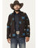Image #1 - RANK 45® Men's Southwestern Print Softshell Jacket - Big, Chocolate, hi-res