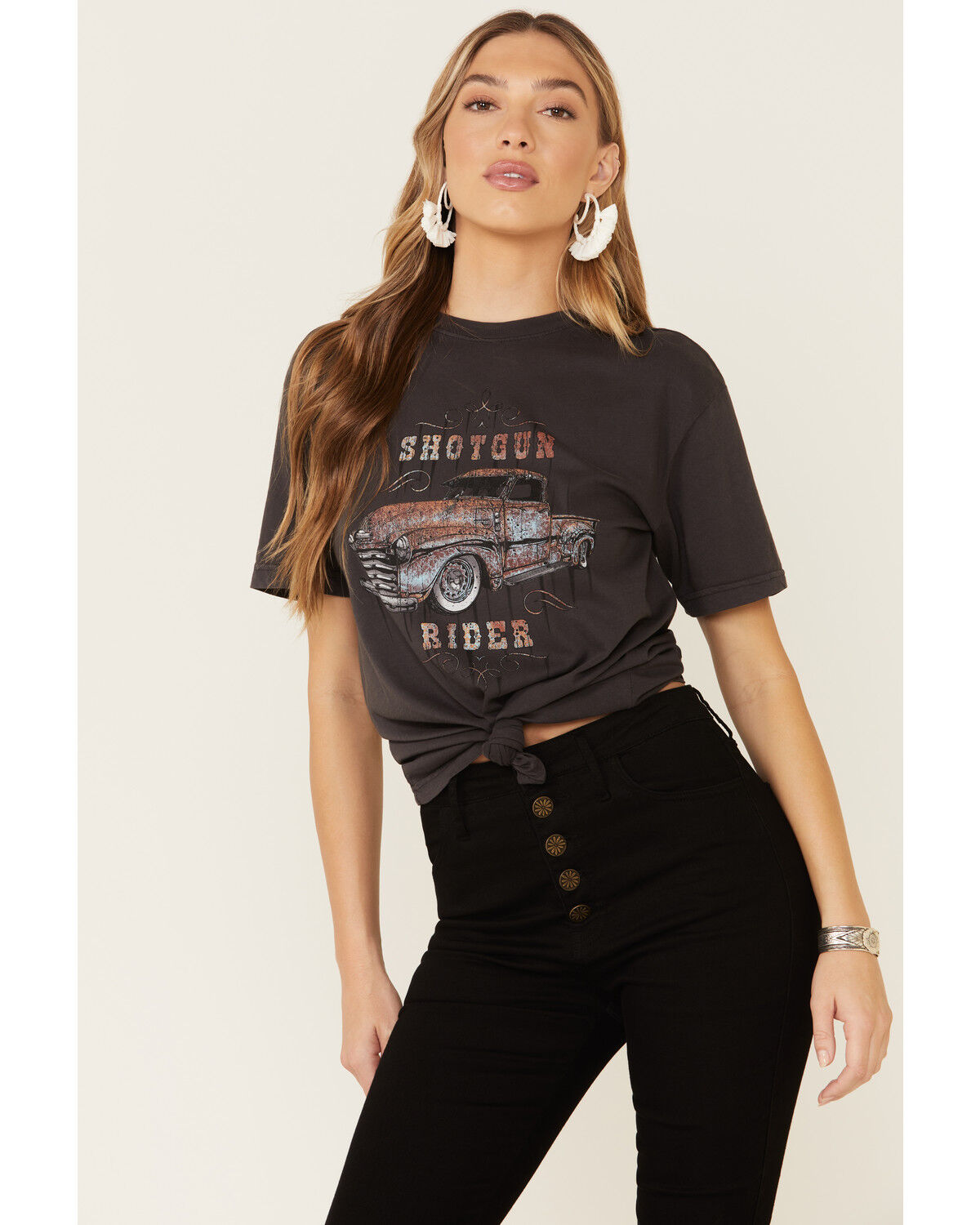 Image #1 - American Highway Women's Shotgun Rider Graphic Short Sleeve Tee , , hi-res