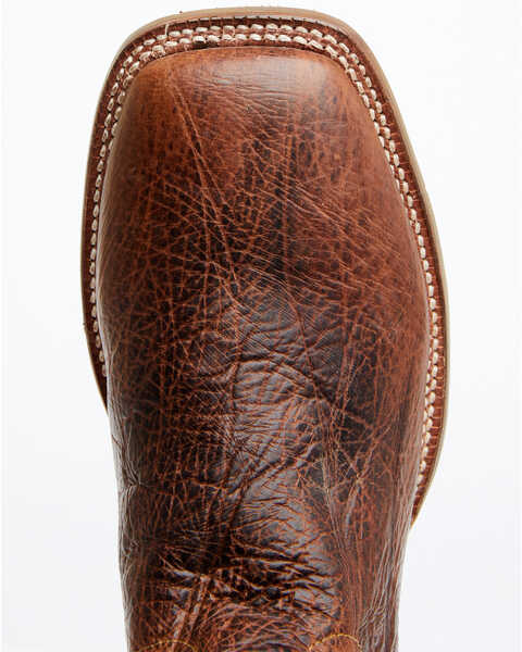 Image #6 - El Dorado Men's Rust Bison Western Boots - Broad Square Toe, Rust Copper, hi-res