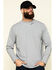 Image #1 - Ariat Men's Silver Fox FR Baselayer Long Sleeve Work T-Shirt - Tall, Silver, hi-res