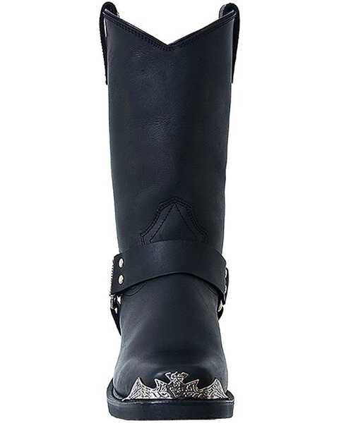 Image #5 - Dingo Eagle Harness Boots - Square Toe, Black, hi-res