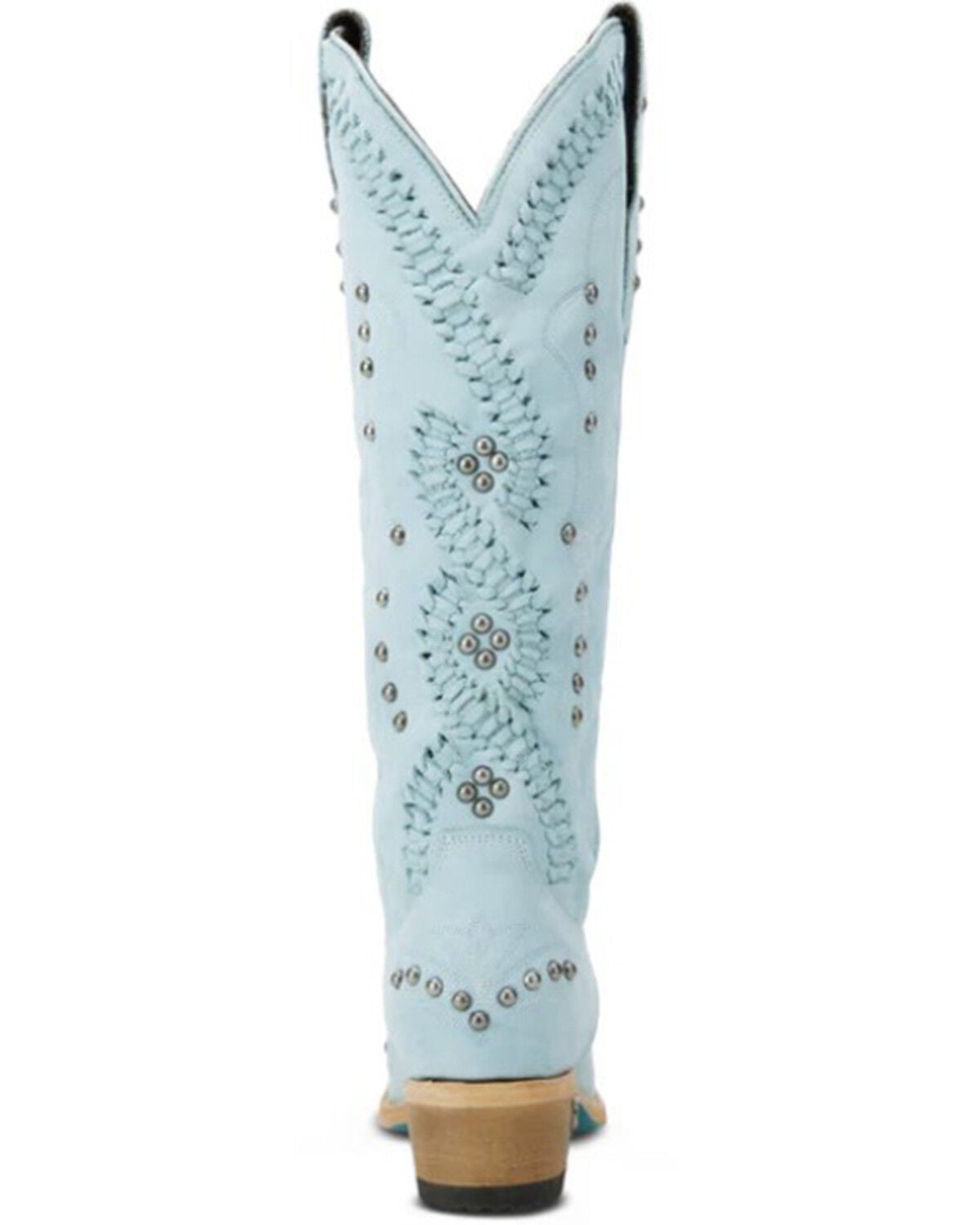 Image #5 - Lane Women's Cossette Tall Western Boots - Snip Toe, Blue, hi-res