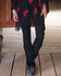 Wrangler Women's Black Magic Ultimate Riding Q-Baby Regular Fit Mid Rise Bootcut Jeans - Plus , Black, hi-res