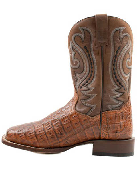 Image #3 - Dan Post Men's Exotic Caiman Western Boots - Broad Square Toe, , hi-res